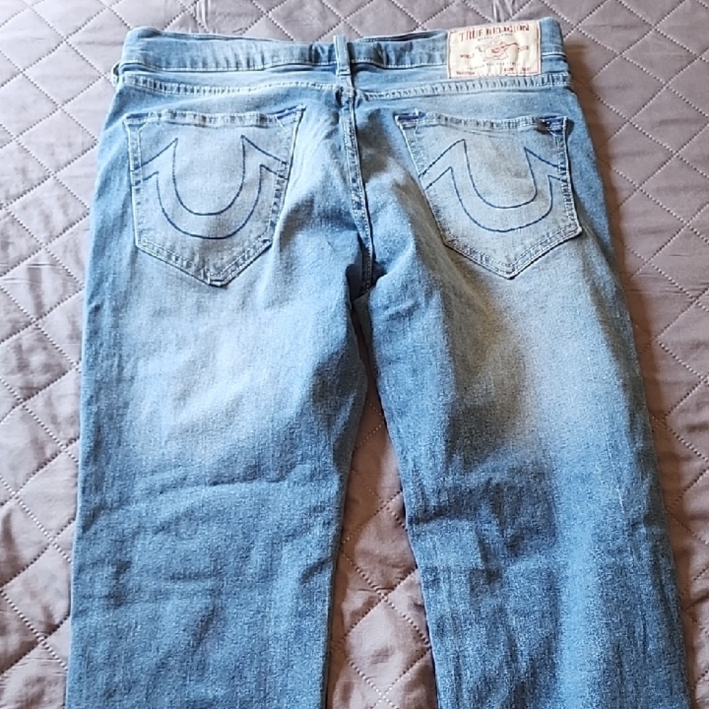 True Religion Light Blue Denim Jeans
